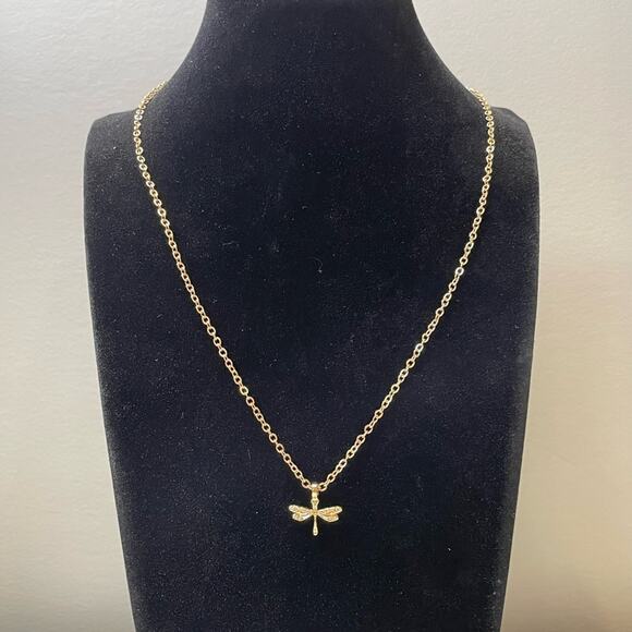 Free Spirit Firefly Gold Colored Necklace - Picture 2 of 4